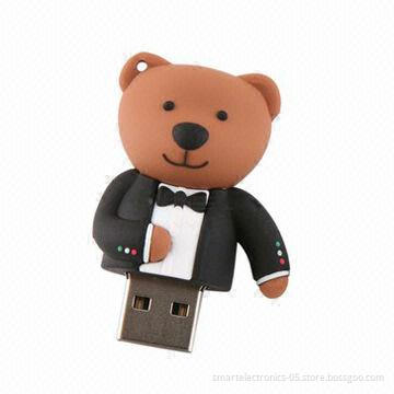 Bear Cartoon-shaped USB Flash Drive